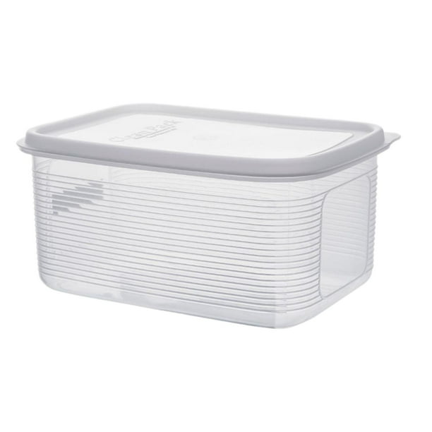 Caja transparente para fermentar masa de pizza, contenedor para almacenar kimchi y alimentos 155 L grande