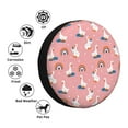 thumbnail image 4 of Bingfone cartoon goose rainbow Spare Tire Cover Weatherproof Universal Wheel Protectors for RV Camper Travel Trailer SUV Truck-14 inch, 4 of 6