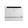thumbnail image 1 of BLACK+DECKER Countertop Dishwasher, 6 Wash Programs, 6-Place Setting Capacity, Stainless Steel Interior, ENERGY STAR Certified, BCD6SD, White, 1 of 5
