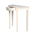 thumbnail image 4 of International Concepts Home Accents Unfinished Wood 1-Drawer Half Moon Table, 4 of 6