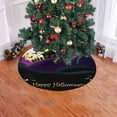 thumbnail image 2 of FMSHPON Halloween Yellow Moon Xmas Christmas Tree Skirt Stand Mat for Holiday Party Decoration Indoor Outdoor 48 inches, 2 of 3