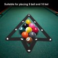thumbnail image 4 of Billiard Ball Rack, 6Pcs/Set 9 & 10 Balls Billiard Rack Ball Holder Positioning Billiard Table Pool Stick Accessory, 4 of 8