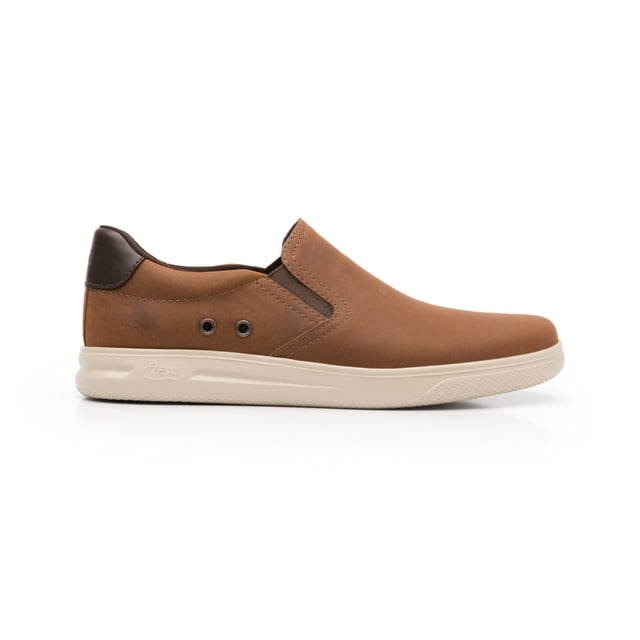 ZAPATOS CASUALES CABALLERO FLEXI 401204 SIMIPIEL CAFE Flexi 401204