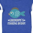 thumbnail image 4 of Inktastic Grandpa's Fishing Buddy Little Fisher Boys or Girls Baby Bodysuit, 4 of 5
