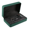 thumbnail image 3 of Unique Bargains Multiple Ring Box Jewelry Storage Display PU Leather 1Pc Green, 3 of 7
