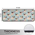 thumbnail image 5 of Kitchen Rugs Sets Of 2,Pug and Love Heart Anti Fatigue Kitchen Mat Rugs Non Slip Washable,Decorative Kitchen Floor Mats for Kitchen,Sink,Laundry,17"x47"+17"x47", 5 of 5