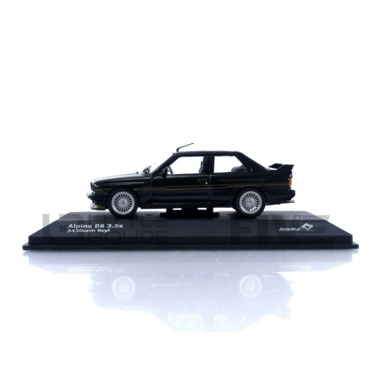 1989 BMW E30 M3 Alpina B6 3.5S Diamond Black Metallic 1/43 Diecast Model  Car by Solido