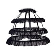 thumbnail image 4 of Enagua para mujer Strade Fareast Limited falda de volantes en capas color negro, 4 of 8