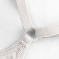 thumbnail image 6 of BLTIBY Seamless Front Closure Bras for Women Wireless Solid Color Lace Cross-Back Bra Comfortable No Underwire Everyday Bralettes White S, 6 of 8