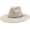Beige, variant on 10CM Big Wide Brim Fedora Hat for Women Men Western Suede Hats Large Felt Panama Hat