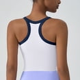 thumbnail image 4 of AherBiu Womens Sports Tank Tops with Built in Bra Sleeveless Spaghetti Strap Ribbed Cropped Yoga Tops, 4 of 6