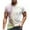 White, variant on Blczomt Mens Shirts Trendy Casual Short Sleeve Blue Graphic Crew Neck T Shirt Xl