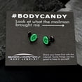 thumbnail image 4 of Body Candy 20G Stainless Steel Heart Spider Web Glow In The Dark Pierced Stud Earrings Set for Women Men, 4 of 8