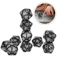 thumbnail image 2 of Shisuyan Black Acrylic 20 Sided Dice for Classroom Entertainment and Easy Math Learning 1.6 inches, 2 of 8