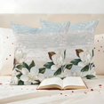 thumbnail image 3 of Outdoor Pillow Covers Pack of 2, Blossom Magnolia Flower Leaves Waterproof Throw Pillowcase Cushion Cases, Farm Retro Wood Grain Decorative Pillow Cover for Couch Sofa Home Bed Patio, 3 of 9