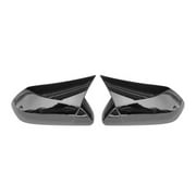 Ikon Motorsports Mirror Covers Compatible with2018-2026 Toyota Camry 2019-2022 Toyota Avalon M Style Gloss Black ABS Plastic Acrylonitrile Butadiene Styrene Rear View Mirror Protector Cap 2PCS