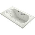 thumbnail image 1 of Kohler K-1418-M Memoirs Collection 72" Drop In Jetted Whirlpool Bath Tub - Dune, 1 of 3