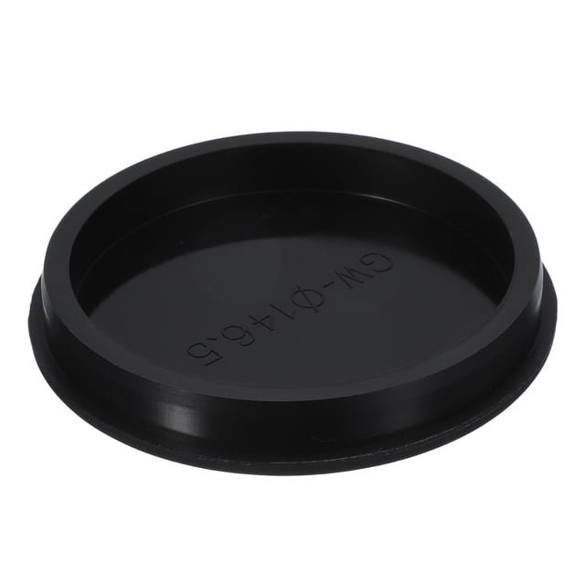 Tapón de Silicona en Forma de T Uxcell, Diámetro 150 mm/5.91 Pulgadas, Tapón de Silicona Elástico Impermeable, Tapón Reutilizable para Sellar Agujeros Redondos en Equipos de Tuberías, Negro