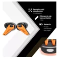 thumbnail image 2 of Auriculares Inalámbricos Earbuds Bluetooth con Estuche de Carga Portátil | Audífonos Inalámbricos Lamborghini In Ear Lambo Bud Huracán Tws700 Calidad de Sonido Hi-Fi Naranja, 2 of 7