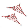 thumbnail image 3 of Triangular Lizard Hammock, Reptile Hanging Lounger Strawberry Pattern 2pcs Strong Bearing Capacity Bite Resistant Comfortable Resting Place For Hamster ANGGREK AC6930, 3 of 8