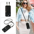thumbnail image 6 of Feishell for iPhone 14 Crossbody Wallet Phone Case with Hand Strap & Shoulder Strap,Premium PU Leather RFID Blocking Card Slots Zipper Pocket Back Purse Kickstand Phone Case,Black, 6 of 12