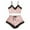 Pink, variant on Womens Nightgowns & Sleepshirts Women Lace Nightwear Mini Pajamas Nightgowns Cute Spaghetti Strap Sleepwear Sleeveless Chemise Shorts Nightwear Set Black XXL