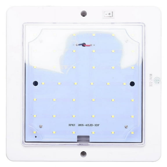 9W 12V Car Caravan Rv Led Interior Roof Ceiling Interior Lamp Dome Light Cold White