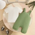 thumbnail image 3 of mgoYE Baby Hospital Outfit Newborn Baby Boy Romper Coming Home Outfits Letter Print Bodysuit Jumpsuit+Hat Clothes Set Size 3-4 Years, 3 of 5
