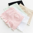 thumbnail image 3 of Candy Solid Color Lace Briefs Breathable Flat Angle Seamless High Elastic Mid-waist Leggings, 3 of 6