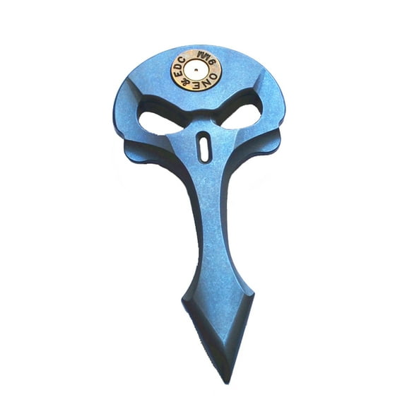Skull Money Clip Titanium Multifunctional Tools Keychain