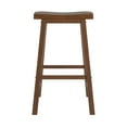 thumbnail image 4 of Weston Home Ashby 29 inch Wood Backless Bar Stools, Set of 2, Warm Cherry, 4 of 6