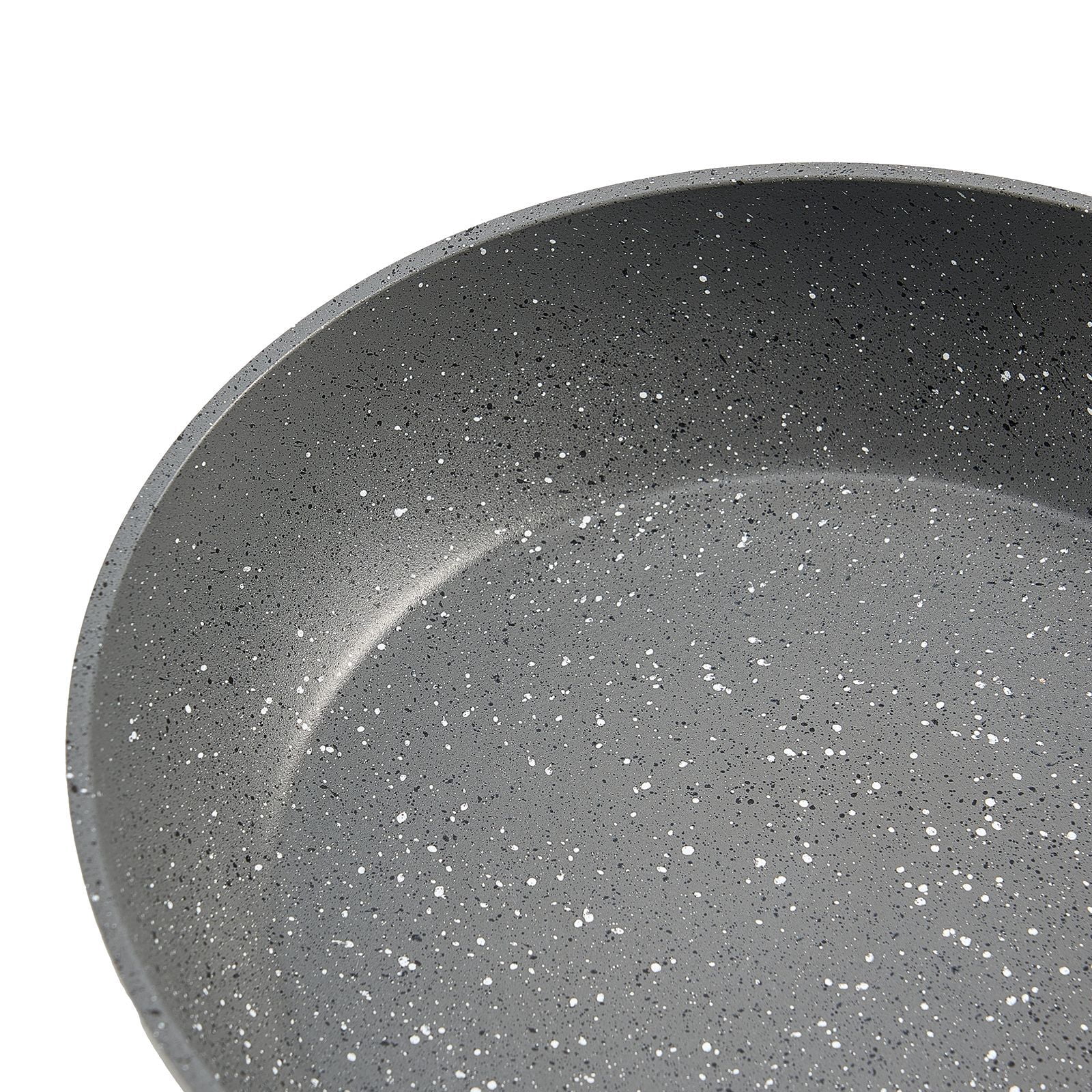 3-Piece Aluminum Skillet Set with Dot-Textured Nonstick Interior, 9.5/11/12 Inch, Bakelite Handle, Induction Compatible