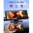 thumbnail image 4 of Écran Apple Carplay Sans Fil pour Voiture, Écran Tactile HD 10,26 Pouces Portable Android Auto Stéréo pour Voiture avec Récepteur Radio de Voiture Bluetooth Prenant en Charge la Navigation GPS, 4 of 7
