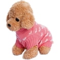 thumbnail image 4 of Jersey para Mascotas Jersey en Forma de Corazón para Perros Ropa para Mascotas Tejida a Punto, 4 of 7