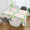 thumbnail image 2 of Yayeee Tablecloths 60" x 60" Rectangle Wrinkle Resistant Party Table Cover, Retro Yellow Stars, 2 of 8