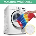 thumbnail image 6 of Colorful Tie Dye Multi Spiral Pattern Square Tablecloth,Waterproof Square Table Cover,Wipeable Spillproof Washable Table Cover for Home Kitchen Party Decor 60"x60"(152x152cm), 6 of 6