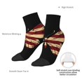 thumbnail image 6 of Naloa Patriotic USA Butterfly Art Ankle Socks for Women Non Slip Socks No Show Socks Classic Low Cut Casual Socks Casual Socks, 6 of 7