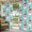 Mint Green, variant on Outdoor Curtains for Patio Waterproof, Merry Christmas Outdoor Privacy Panels Grommet, Santa Claus Xmas Winter Leaves Snowflake Green Blackout Outside Curtains for Porch/Cabana 54"x108", 1 Panel