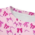 thumbnail image 5 of Pyjamas pour Enfants Printemps Col Rond Manches Longues avec Pantalon Ensemble de Pyjamas 2 Pcs Vêtements de Maison Rose 8 Ans-9 Ans, 5 of 5