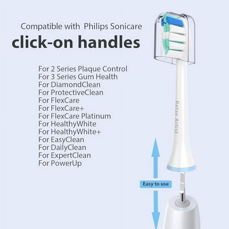 10 Pack Replacement Brush Heads,Compatible with Philips Sonicare