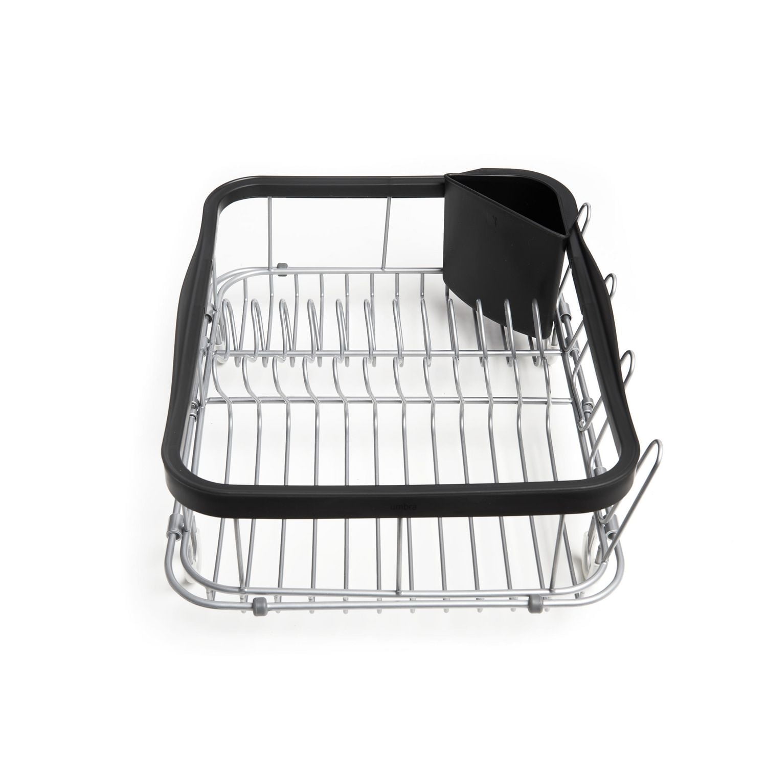 Umbra Sinkin Dish Drying Rack,Black/Nickel