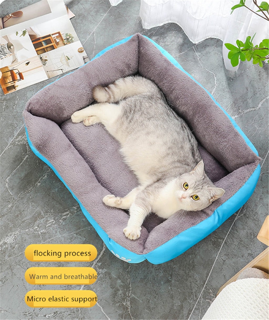 ZBH 4 in 1 Dog Beds, Washable Pet Mattress Comfortable and Warming Rectangle Bed for Medium and Large Dogs, Cat Pets