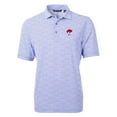 thumbnail image 2 of Men's Cutter & Buck Blue Buffalo Bills Throwback Logo Virtue Eco-Pique Botanical Recycled Polo, 2 of 3