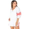 thumbnail image 5 of Celebrity Pink Women's Zip Front Hooded Windbreaker Jacket, Sizes XS-XXXL, 5 of 7