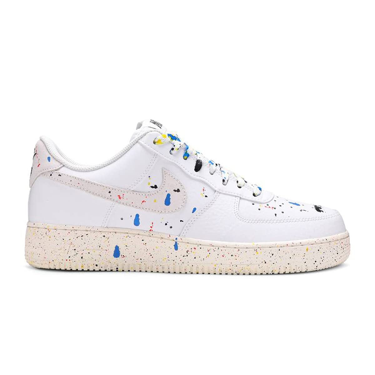 Nike Men's Shoes Air Force 1 '07 LV8 Paint Splatter CZ0339-100 (9) -  Walmart.com