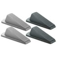 thumbnail image 7 of LAMIRO 4Pcs Door Stoppers for Bottom of Door,Easy Installation Under Door Noise Stopper,Freely Adjust the Door Opening Angle Decorative Door Stoppers,gray+dark gray, 7 of 7