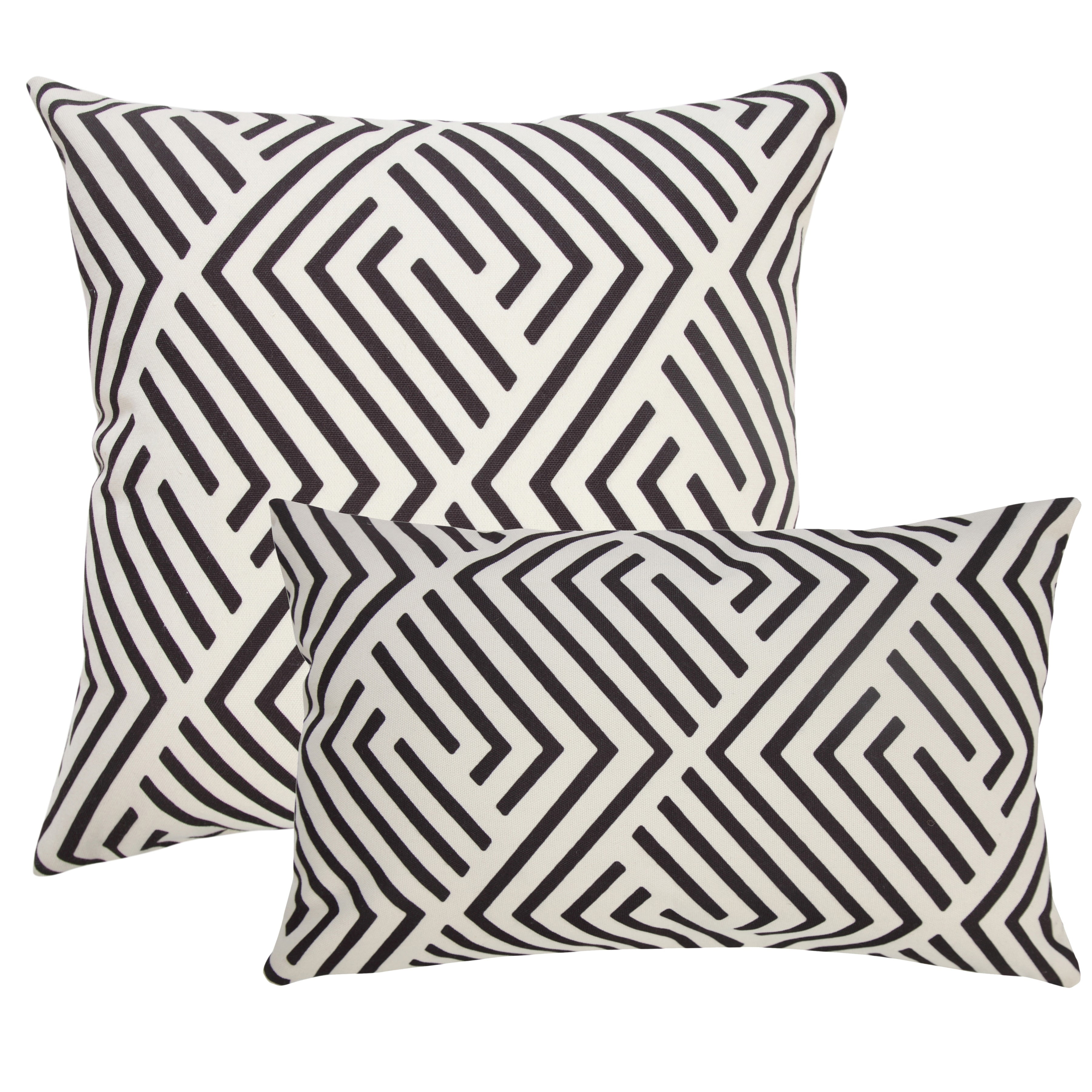 Black and White Geometric Pillow Covers – Tea + Linen