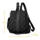 thumbnail image 2 of Mochila Back Pack Casual Malubero Diseño De Moda Negra Malu1790, 2 of 3