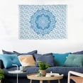 thumbnail image 3 of Multicolor Hippie Mandala Tapestry Poster Multi-styles Indian Wall Hanging Hippie Poster Bedspread Throw, 40x30 inches, 3 of 5