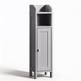 thumbnail image 2 of Ktaxon Slim Bathroom Cabinet Storage, Toilet Cabinet with 2 Drawers, beside Toilet Cabinet Saving Space, Gray, 2 of 16